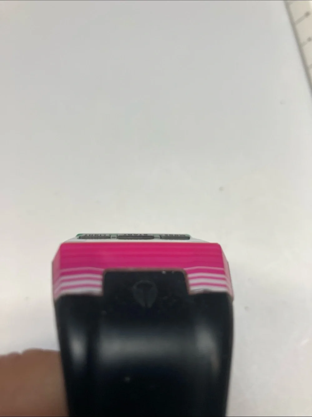 Nixon The Comp S, Digital Watch - Pink, Green & Black Stripes, new battery